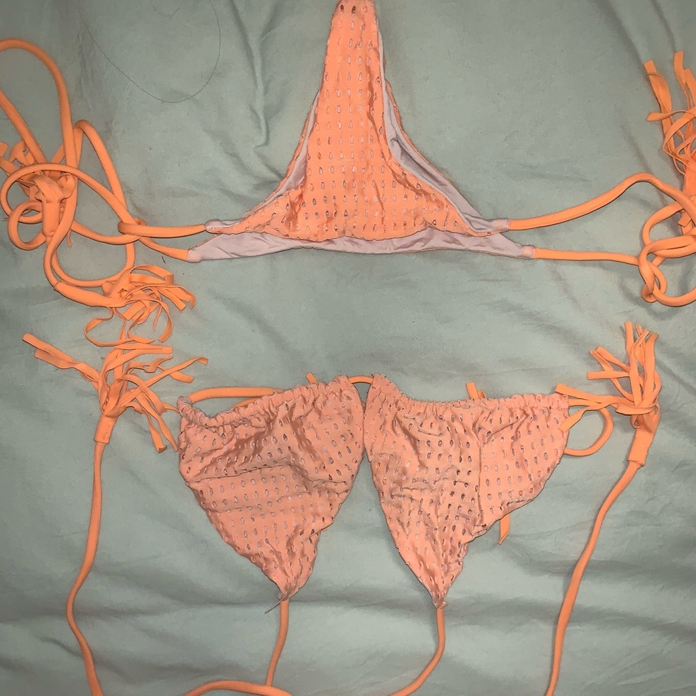 Acacia orange bikini set